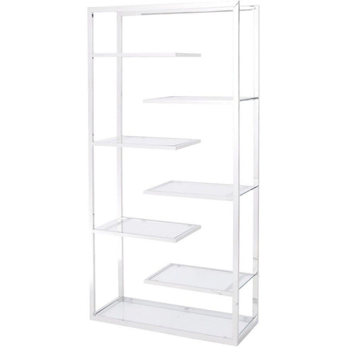 Libra Linton Stainless Steel And Glass Display Unit